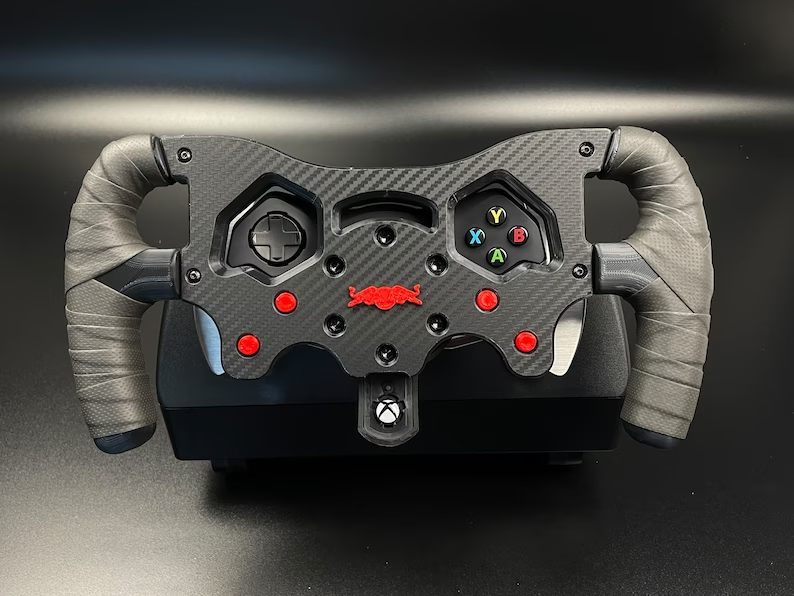 Logitech Formula Style Wheel Mod for Sim Racing, red bull logo