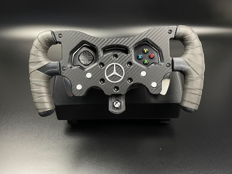 Logitech Formula Style Wheel Mod for Sim Racing, mercedes logo