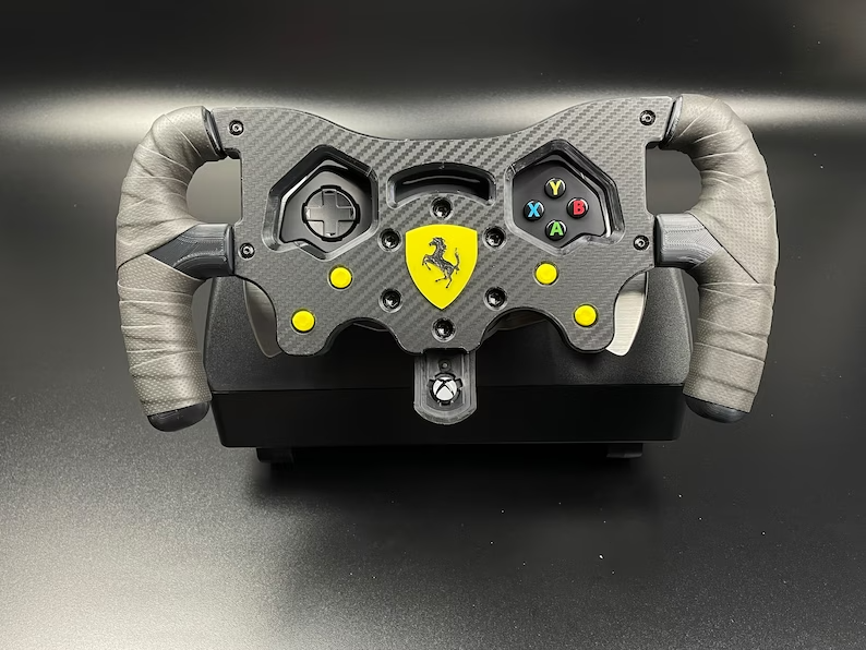 Logitech Formula Style Wheel Mod for Sim Racing, ferrari logo